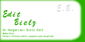 edit bielz business card